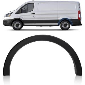 Rear Left Fender flare Molding Trim Wheel Cover Compatible with 2015-2023 Ford Transit 150 250 350,Rear Driver Side Fender Trim Replace for CK4Z61280K97AC FO1790121
