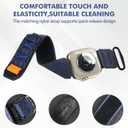 Nylon Apple Watch Bands For Men Para Apple Watch 42mm 44mm 45mm 46mm 49mm,Series11/10/9/8/7/6/5/4/3/2/1/Ultra2/3,Sport Loop Band Comfortable Braided Stretchy,Velcro Tactical Braided Generation Mens (Royal Blue)