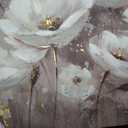 Flower Canvas Wall Art Decor, Floral Picture for Bedroom, 48x24 Inch