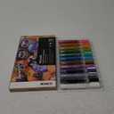 Paint Pens Acrylic Markers, ZSCM 12 Colors Paint Markers for Halloween Pumpkin Painting, Metallic Art Marker, for Adults Card Making, Rocks Painting, Wood Slices, Pumpkin Decoration