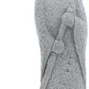 Buddha Statue 3.93 Inch Zen Monk Figurine Sweeping Monk Sculpture Micro Landscape Ornament Feng Shui Decor for Home Office Garden Bonsai