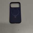 TORRAS Q3 Silicone 360 Spin for iPhone 17 Pro Case with Stand, Fit for MagSafe, Magnetic Ring Kickstand with Camera Control, Liquid Silicone Rubber Soft Phone Case for iPhone 17 Pro 6.3'', Deep Blue