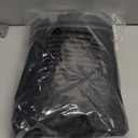 Smiry Rectangle Table Cloth, Waterproof Elastic Fitted Tablecloths for 6 Foot Tables, Washable Polyester Table Cover for Picnic, Camping, Outdoor (Black, 30"x72")