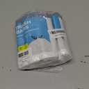 120 Counts 1.6 Gallon Mini Drawstring Trash Bags, Small Garbage Bags by KSSKSS, Code a fit 4.5-8 Liter, 1.2-2 Gal, White Trash Bin Liners for Home Office Kitchen Bathroom Bedroom