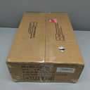 IBUYKE Square Makeup Stool with X-Leg Foot Rest, Linen Footrest, Ottoman Seat, Multi-Use as Small Side Table, for Bedroom, Living Room, Dark Gray LG-70G (17.72"-Linen)