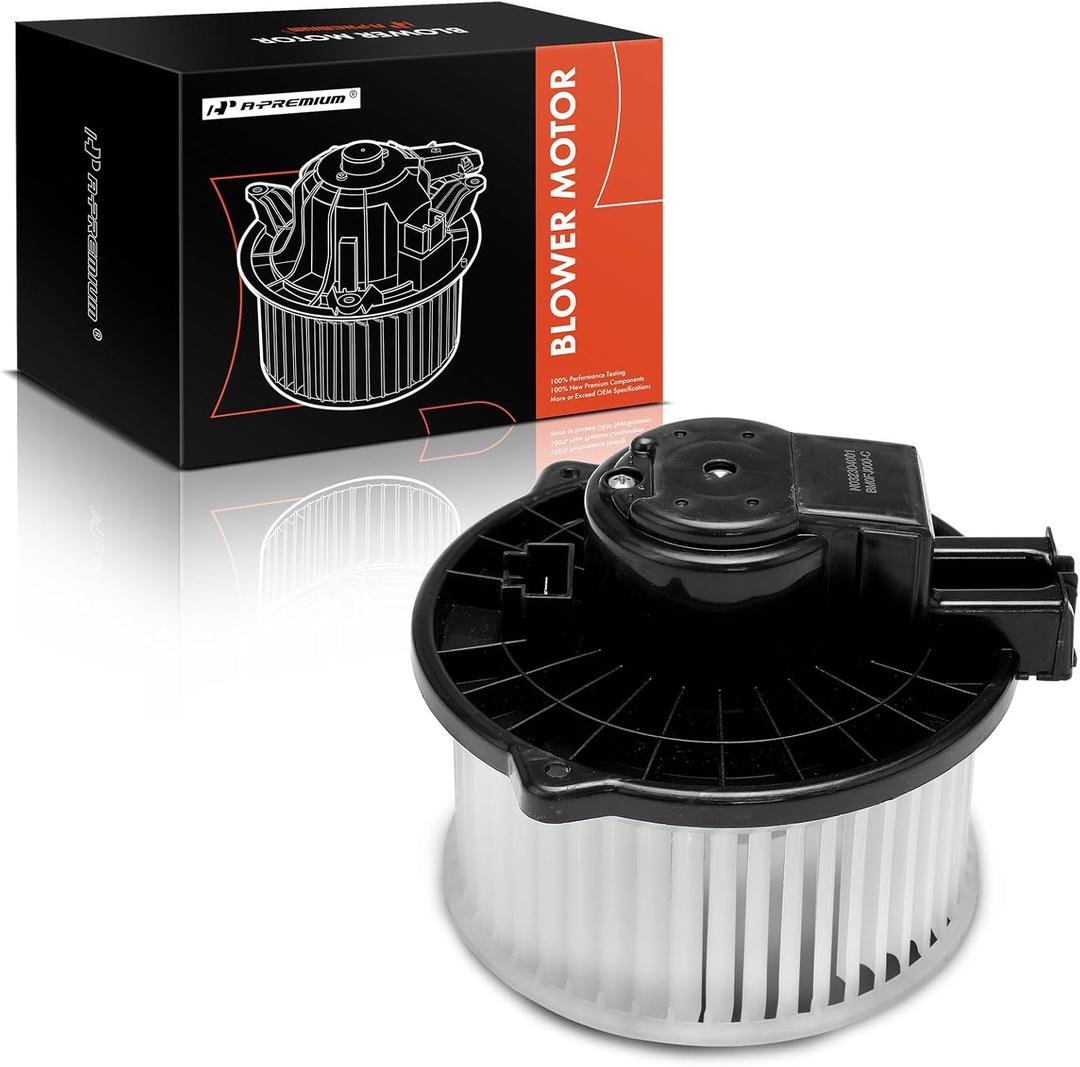 A-Premium Front HVAC Heater Blower Motor Compatible with Subaru Forester 2014-2018, Impreza 2012-2016, WRX 2015-2021, XV Crosstrek 2013-2015, Crosstrek 2016-2017, WRX STI 2013-2021, with Fan Cage