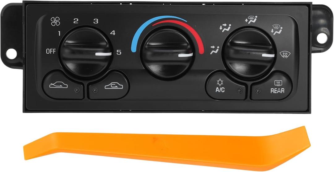 A/C Heater Climate Control Module for Chevrolet Malibu 1997-2005 for Oldsmobile Achieva 1997-1998 HVAC Control Switch Panel No.599213