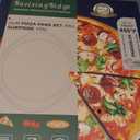 Pizza Pan - 14 Inch Nonstick Pizza Pan for Oven with Widen Handles for Cooking, Baking, and Grilling - Durable, Even Heating, Long-Lasting Kitchen Cookware (1, Black)