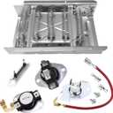 Dryer Heating Element Kit for whirl-pool WED5010LW0 WED5010LW1 WED7000DW2 WED5200VQ0 LER4634JQ0 LER3624PQ0 LER5636EQ3 WED5600SQ0 WED4900XW2 WED5100VQ0 LEQ9858PW0 LER8620PW0