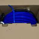 75FT Heated RV Water Hose - Freeze Protection Down to -45F, Heavy-Duty PVC & Brass Fittings, 1/2" ID Lead-Free Hose for Camping/Poultry Farms Auto Accessory