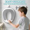 Potty Insert Compatible with Baby Bjorn,Comfortable and Safe Toilet Trainer Seat for Effortless Toddler Potty-Training,White/Gray