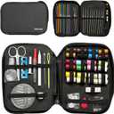 TERNVUNS Sewing Kit Sew Supplies Crochet Hooks for Beginners Basic Repairs Accessories for Traveler Starter Mom's Gift