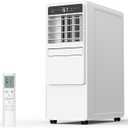 12000BTU Portable Air Conditioners with Remote, Floor Standing Cooling Portable AC Unit with Fan & Dehumidifier,Sleep and Timer Mode,For Room up to 500 sq.ft, Windows Sealing Kit Included