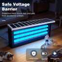 Large Solar Bug Zapper with High Powered for 4000 sq.ft, Powerful Outdoor Mosquito Zapper, Rechargeable Electric Fly Zapper for Patio Garden Backyard RV Camping Swimming Pool Pest Control