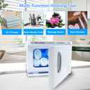 JXSDLIY Towel Warmer, 2-in-1 Professional Hot Towel Heater Cabinet for Spa Salon Home Bathroom, 8L, White