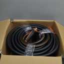 Giraffe Tools Garden Hose 100ft x 5/8", Water Hose Heavy Duty, Flexible, Lightweight Hybrid Hose with Swivel Handle, Male to Female Fittings, Burst 600 PSI