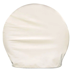 ADCO® 3953 - Ultra Single Axle RV Wheel Covers (Polar White, 27"-29"Dia)