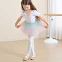 Ballet Shoes for Girls Toddler Kids Ballet Slippers Women Split Sole Leather Ballerina Dance Shoes (Beige)