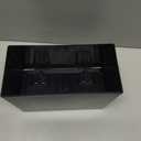 Mind Reader Compact Straw Dispenser or Pencil Dispenser, Countertop Organizer, Plastic, Black