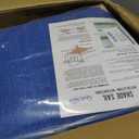 Quictent Sun Shade Sail for Patio w/Hardware Kit 185GSM 20x20ft Blue