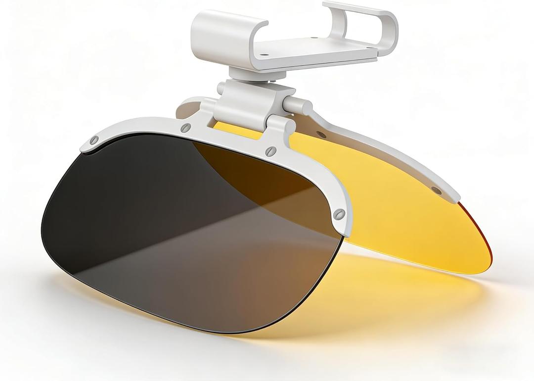 Car Visors Sun Shade Extender,Anti Glare Visor for Car-Premium Acrylic Car Visor Extender Sun Blocker,Day&Night Sunvisor Extender for Vehicles|Reduce Glare & Boost Driving Safety