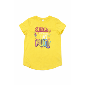 Girls Just Wanna Have Fun Retro 70s 80s 90s Women Girls Kids T-Shirt, X-Small