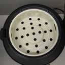 COMFEE' Compact Rice Cooker, 6-in-1 Stainless Steel Multi Cooker, Slow Cooker, Steamer, Saute, and Warmer, 2 QT, 8 Cups Cooked(4 Cups Uncooked), Brown Rice, Quinoa and Oatmeal, 6 One-Touch Programs, Corded Electric