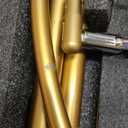 Lash Light for Eyelash Tech, Dimmable Half Moon Lash Lamp for Eyelash Extensions, Rotating, Adjustable LED Esthetician Light with Phone Holder (Gold)