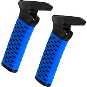 CAidRE Elderly Car Door Handle Assist Support - Auto Grab Cane for Seniors & Handicapped, Portable Mobility Aids for Getting Out of Car- Blue, 2 Pack