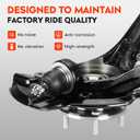 Front Right Steering Knuckle & Wheel Bearing Hub Assembly for Honda Accord 2008-2012, Acura TSX 2009-2014, 698-446 698446 LK052, Passenger Side