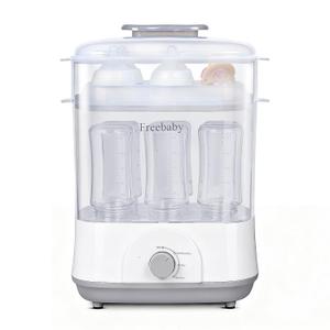 Freebaby Baby Bottle Sterilizer and Dryer,4 in 1 Electric Steam Sanitizer and Dryer for All Baby Bottle,Bottle Sanitizer for Pacifiers&Breast Pump Accessories,8 Bottles Capacity