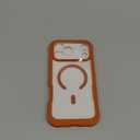 Diaclara Magnetic Designed for iPhone 17 Pro Max Case Full Body Bumper,[Compatible with MagSafe] Military Drop Proof Cover with Built-in Touch Sensitive Anti-Scratch Screen Protector, Orange