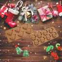 Christmas Silicone Mold Chocolate Fondant Candy 14 Cavity 3D Mold Gummy Mold for Party Mousse Cake Baking Cupcake Topper, Jello, Dog Treats 2 Pcs