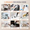 Steam Cleaner, Electric Spin Scrubber Portable Steamer for Cleaning