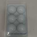 WIBIMEN Large Ice Cube Molds, Big Round Whiskey Ice Cube Trays for Freezer, Easy to Fill & Release, Whiskey Bourbon Cocktail(1.9In*6 Balls- Blue/2 Pack)