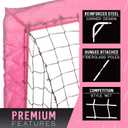 Franklin Sports Blackhawk Backyard Soccer Goal - Portable Pop Up Soccer Nets - Youth + Adult Folding Indoor + Outdoor Goals - Multiple Sizes + Colors