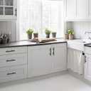 20 Pack Bronze Solid Cabinet Handles Drawer Pulls, 7.38-inch/187mm Length (5-inch Hole Center) Door Handle (1/2-inch Diameter) Kitchen Stainless Steel Cabinet Hardware Handle, Oil-Rubbed Bronze