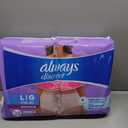 Always Discreet Adult Diapers for Women, Incontinence Underwear, Postpartum Essentials, Disposable Briefs, Max Absorbency, Bladder Leak Protection, Large, 76ct