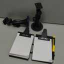 Harloon 2 Pcs Car Notepad Holder with Mount Car Memo Pad with Pen Pad Mount Clip Board Dashboard Clipboard Universal Suction Cup Message Flexible Neck Stationary Set for Home Office Kitchen Supplies