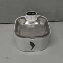 Wireless Cat Water Fountain Stainless Steel, 101oz/3.2L Cat Fountain Battery Operated, Cordless Pet Water Fountain for Cats & Dogs with Motion Sensor, Ultra Quiet Pump, Multi-Filtration