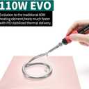 YIHUA 939D+ III EVO Digital Soldering Iron Station Kit 110W High Power with LCD display, 4 Memory Channels, Sleep Mode, Digital Calibration, Solder Wire, Helping Hands, Magnifier, 3 Soldering Tips