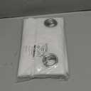 NICETOWN White Sheer Curtains 84 inches Long - Home Decoration Grommet Airy & Lightweight Elegant Window Treatments with Light Filtering for Bedroom/Living Room (2 Panels, W54 x L84)