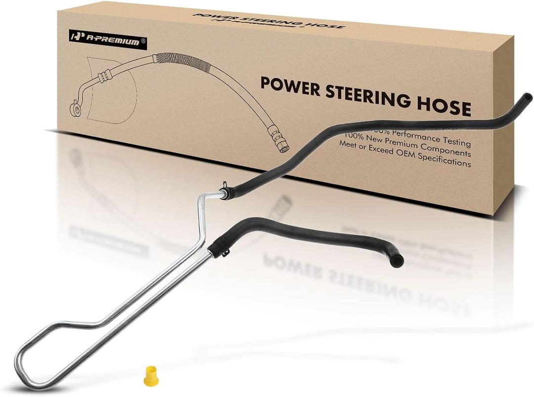 A-Premium Power Steering Return Hose Line Assembly Compatible with Toyota Tacoma 2005-2018, Hilux 2016-2017, L4 2.7L, V6 4.0L, Gear To Cooler