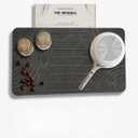 Large Marble Diatomaceous Earth Stone Dish Drying Mat - 24" x 16"