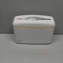 Countertop Multifold Hand Paper Towel Dispenser by Oasis Creations, Single Sheet Dispensing  Glossy White