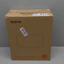 MOPALL Small Bathroom Trash Cans with Lids,Motion Sensor Bathroom Trash Can,Narrow Waterproof Plastic 3.5 Gallon Automatic Adsorption Touchless Garbage Can,White