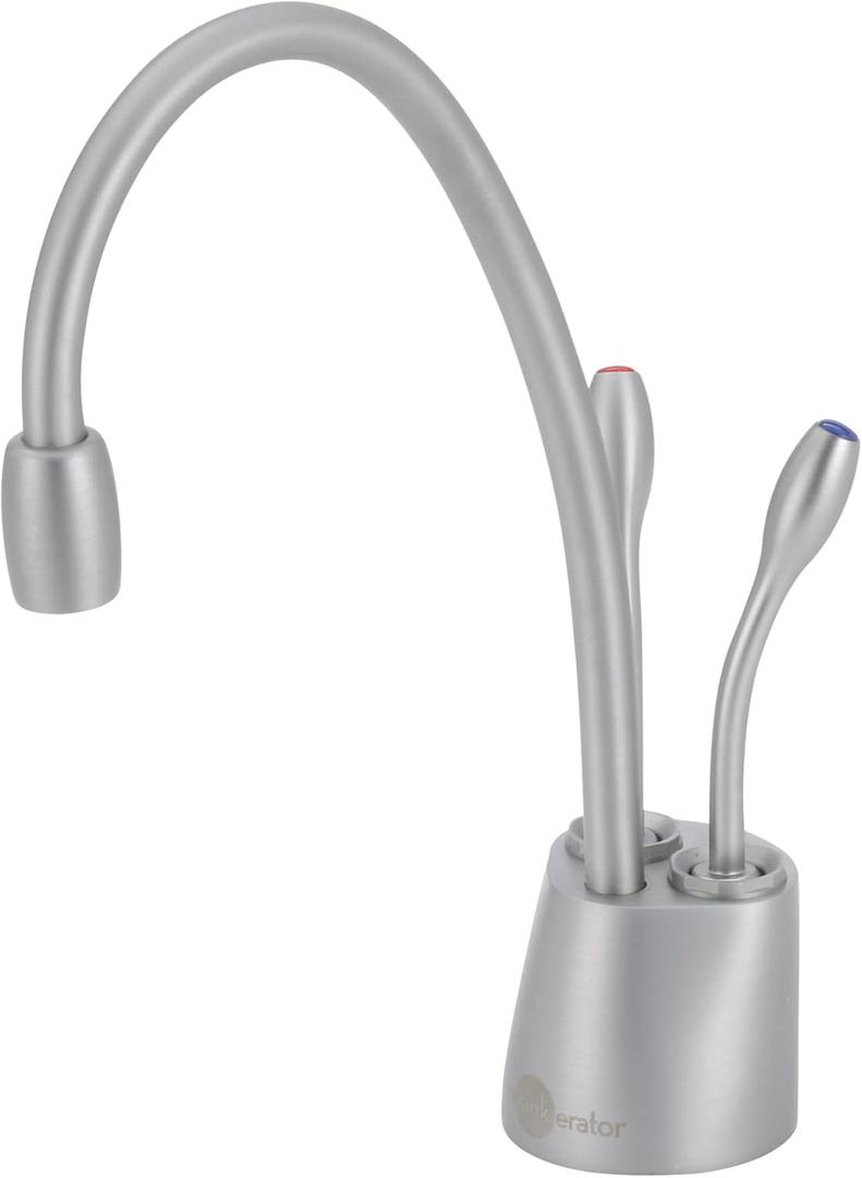 Insinkerator F-HC1100BC Hot and Cold Water Dispenser Faucet, Brushed Chrome