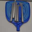 Hot Tub Pool Skimmer Net, Length 31.7'' to 5.7 FT Pool Net With Aluminum Pole (6-section) for Above Inground Pool, Fine Mesh Pool Net Skimmer for Hot Tubs/Spas/fountain/Pond Pool Nets for Cleaning