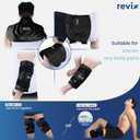 REVIX 20" XXXL Large Gel Ice Pack for Knee, Knee Ice Pack Wrap Around Entire Knee for Post-Workout Recovery, Ease Knee Discomfort and Fatigue, Promote Flexibility and Mobility, 2 Packs