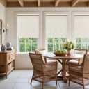 Natural Linen Cordless Roller Shades Light Filtering Blinds 36" W x 72" H